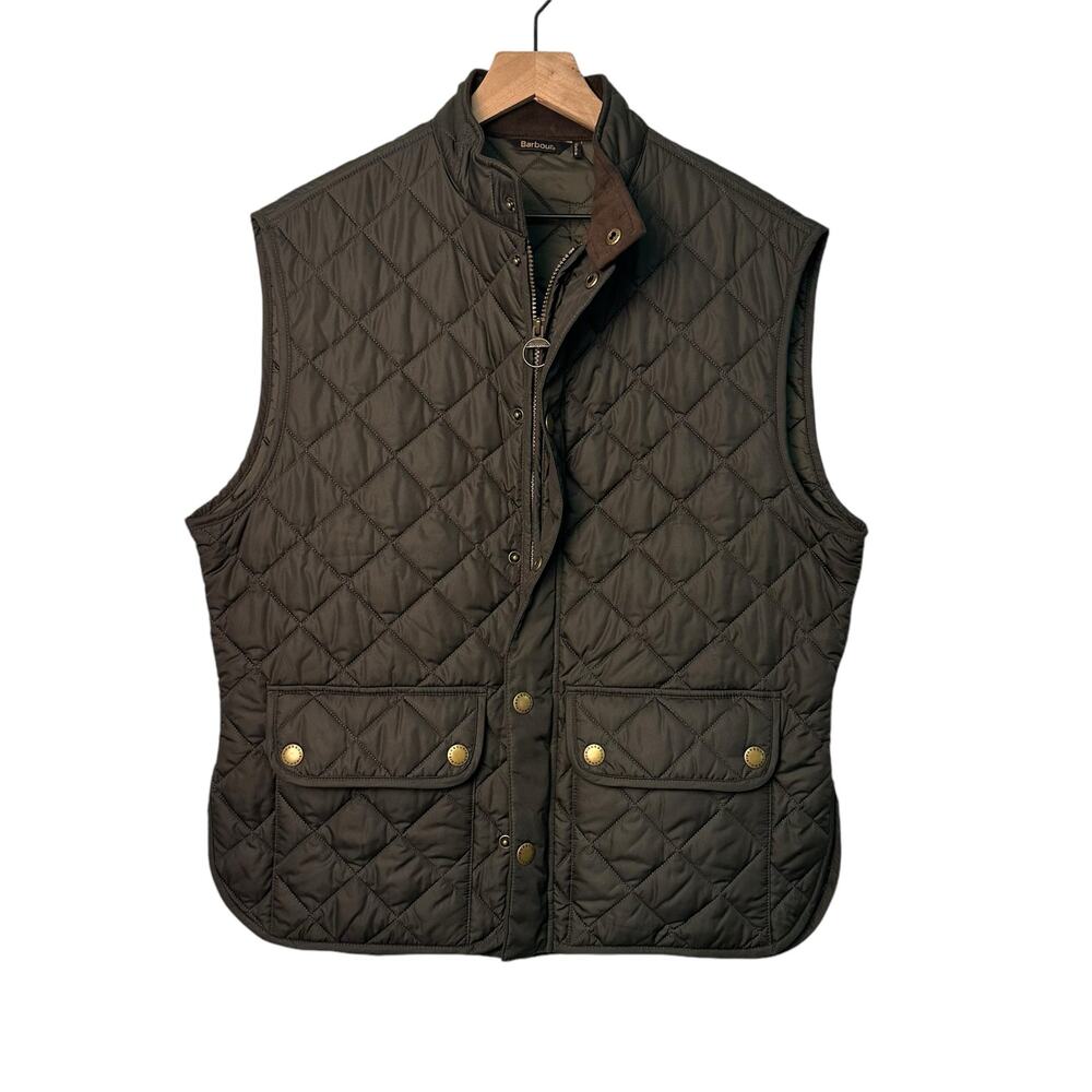 Barbour Lowerdale Gilet Quilted Lightweight Vest Sage